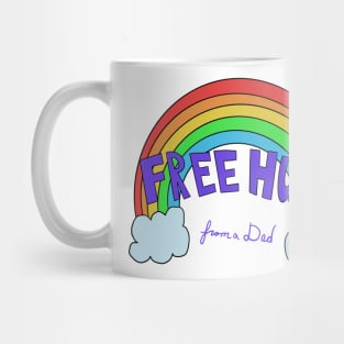 Free Hugs from a Dad Mug